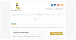 Desktop Screenshot of espacorenascenca.com.br